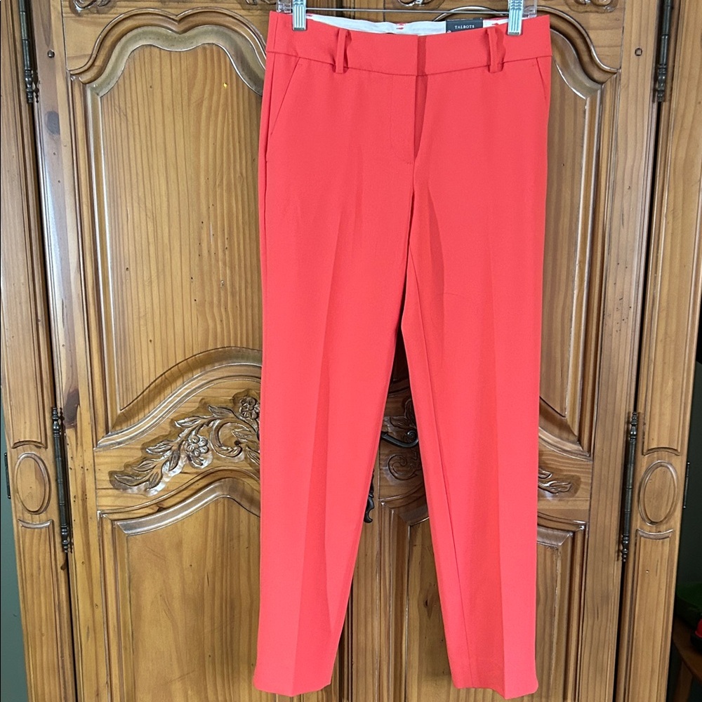 Talbots Coral Ankle-Length Dress Pants